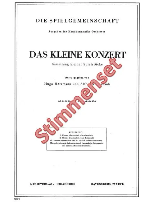 Das kleine Konzert